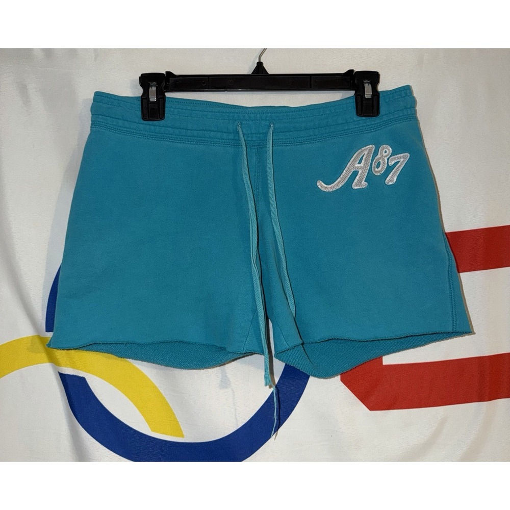 Vintage Y2K Aeropostale Sweat Shorts Womens Small Blue A87 Mini Hot
